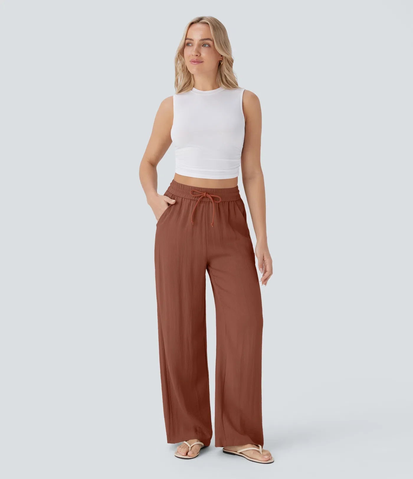 Lisa™ | Lin Souffle — Pantalon Légèreté