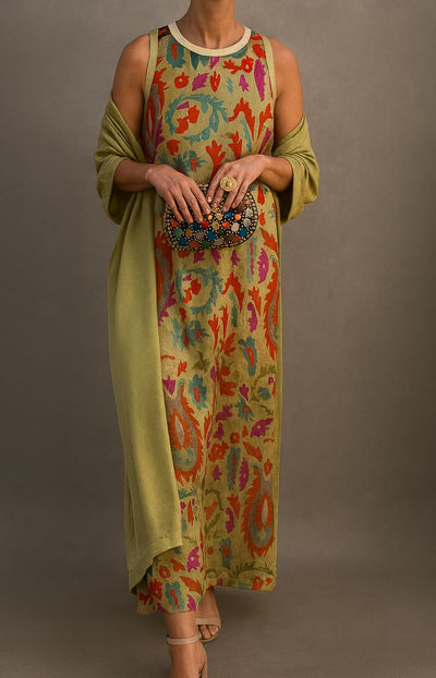 Isabella™ | Robe de Soirée Élégante avec Étole
