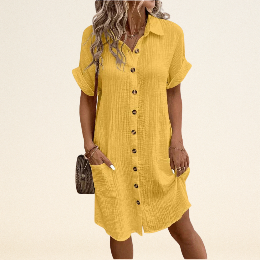Béatrice™ | Robe Polo Chic & Décontractée