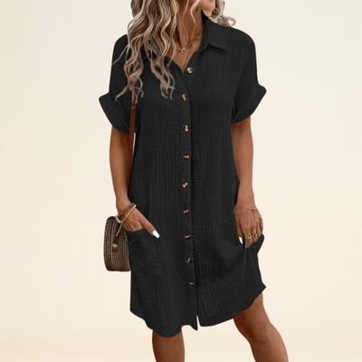 Béatrice™ | Robe Polo Chic & Décontractée