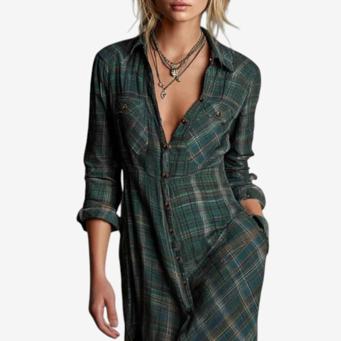 Cécile™ | Robe-Chemise Allure Éternelle