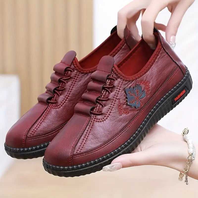Clementine™ | Mocassins Pas Assuré — Cuir Véritable (Édition Premium)